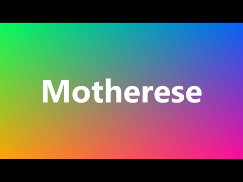 Video: Qual è il significato di motherese?