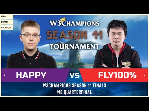 WC3 - W3Champions S11 - WB Quarterfinal: [UD] Happy vs. Fly100% [ORC]