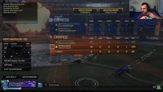 Playing Rocket League and Smokin