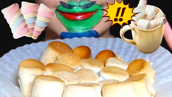 ASMR NUTELLA S'MORES DIP, MARSHMALLOW S'MORES DIP,누텔라 스모어딥,EATING SOUNDS マシュマロ 먹방 MUKBANG 焼きマシュマロ