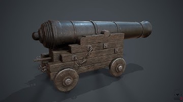 Model and Texture a Cannon with Maya and Substance Painter - 17% DESCUENTO