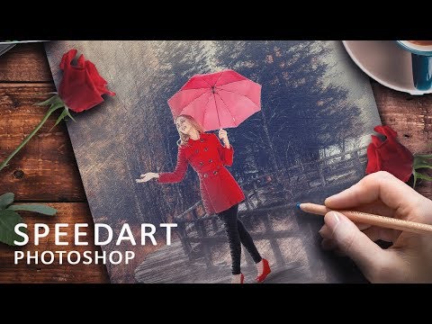 Speed Art Photoshop Paper Art Fantasy