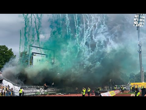 SSV Ulm 1:2 Hannover 96 (Choreo & Pyroshow)
