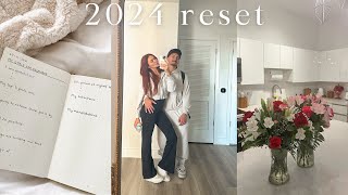 reset for the new year... cleaning, getting healthy &amp; setting goals