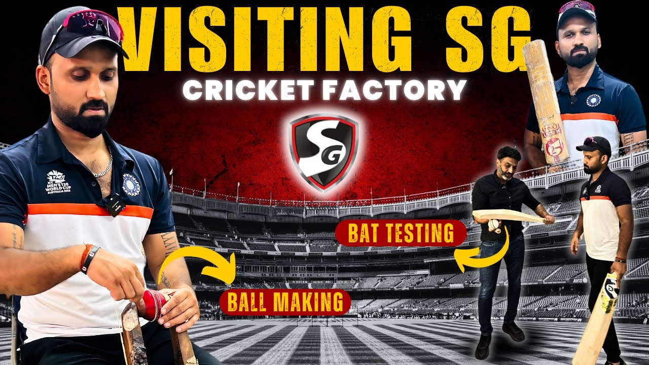 SG bat factory tour ..🤩Episode 1 | VLOG | #cricket #ipl2023 #sg