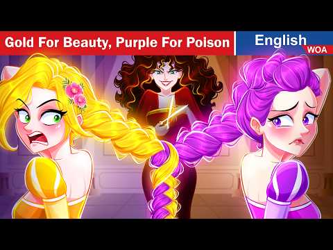 Gold For Beauty, Purple For Poison: Secret Of Our Fused Hair | Stories for Teen @OnceUponAClueFRT​
