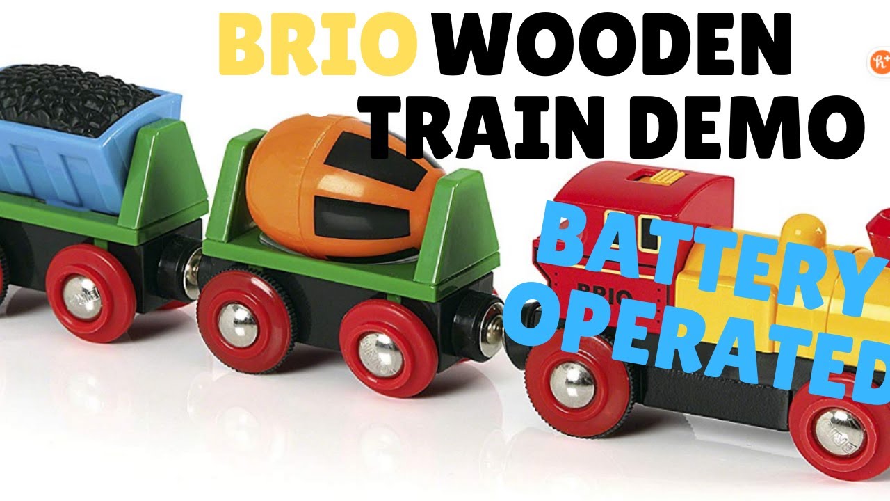 Brio Wooden train demo battery operated Yousuf Toys Review YouTube
