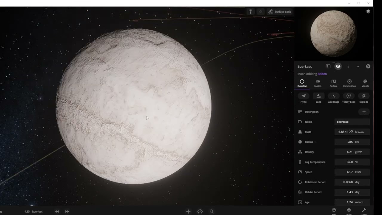 creating planet gas giant with custom moons