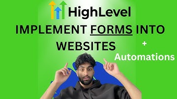 *CORRECTLY* How to use FORMS in HIGHLEVEL + use AUTOMATIONS| HIGHLEVEL WEBSITE TUTORIAL #highlevel