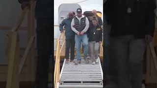 Fbi Footage Captures Ryan Weddings Dramatic Return To Us Following Arrest
