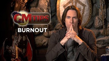 How to Prevent RPG Game Master Burnout! (GM Tips w/ Matt Mercer)
