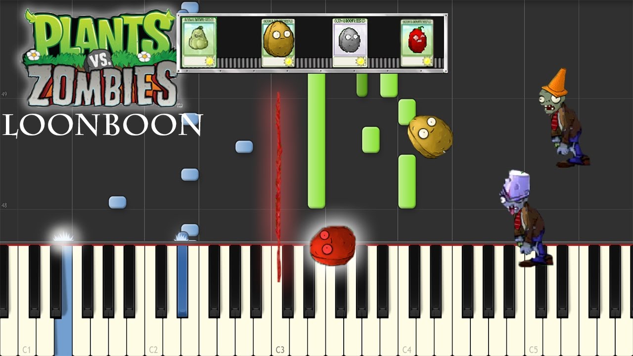 Plants vs Zombies - Loonboon Piano Tutorial Akkoorden - Chordify.