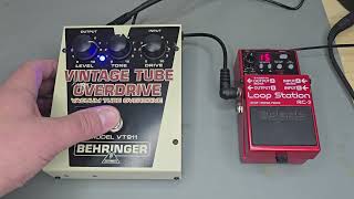 Behringer VT911 Vintage Tube Overdrive - Pedal on ModularGrid