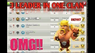 Omg 1Clan 3 Leader You Never Seen This Clan How??