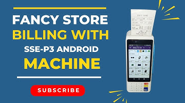Fancy Store Billing Machine | Touch + Keypad POS Solution | Shree Shyam Handheld #fancystore #store