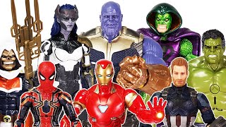 The Avengers vs Thanos, Villains! Go~! Iron Man, Thor, Hulk, Spider-Man, Captain America