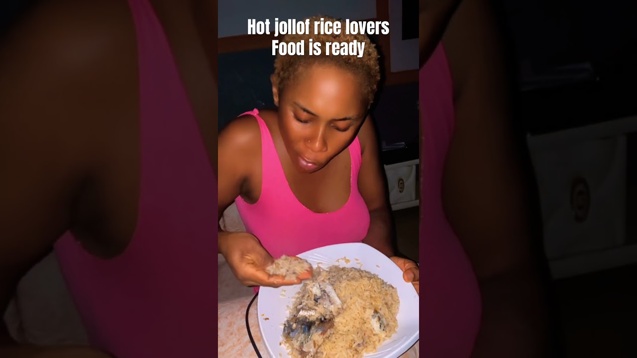Hot jollof rice lovers food is ready