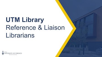 Reference & Liaison Librarians