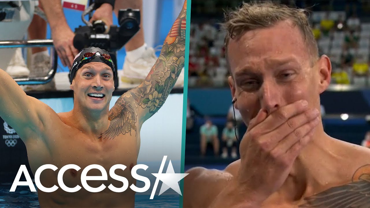Caeleb Dressel Cries After Winning Gold at Tokyo Olympics YouTube