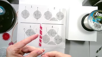 3D Beaded Candy Cane 2-1 small - Beading Tutorial