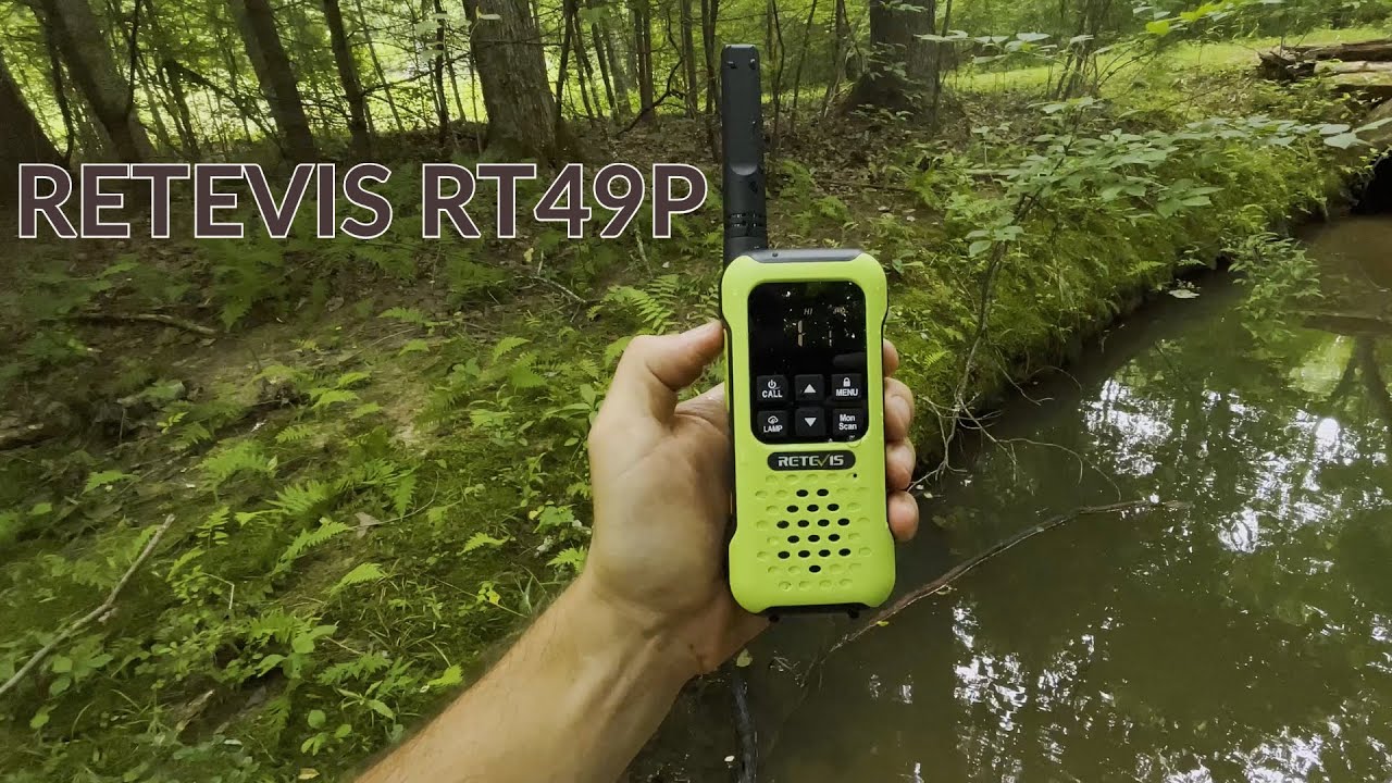  Retevis RT49P Waterproof Walkie Talkie, IP67 Portable