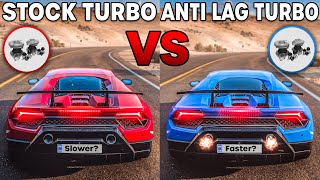 Forza Horizon 5 | Stock Turbos VS Anti-Lag Turbos | Which Is The Fastest? | Forza Science!