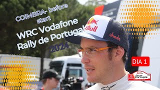 COIMBRA- before start | WRC Vodafone Rally dePortugal 2024