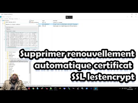 Supprimer renouvellement  certificat SSL automatique avec letsencrypt sur Windows server 2012 2016