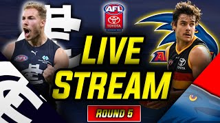 CARLTON V ADELAIDE ROUND 5  AFL 2024