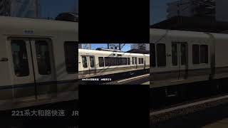 【豪快ジョイント】志木駅を通過する大和路快速　221系