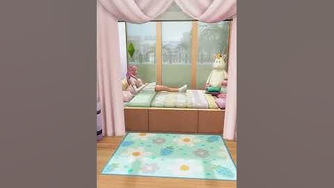 Simplified Cubby Hole Bed │ Sims 4  │ No CC │ Build Tips