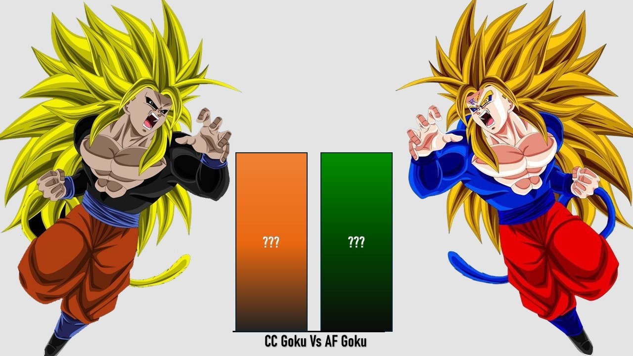 CC Goku Vs AF Goku Power Level