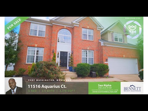 11516 Aquarius Ct, Fort Washington, MD home video tour