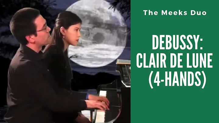 Clair de lune by Claude Debussy (piano 4 hands)