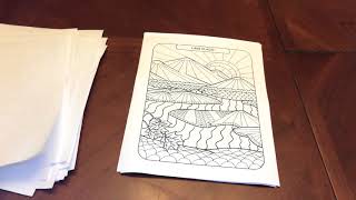 Unboxing Amazing America New York Grown-Up Coloring Pages
