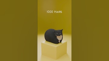 Maxwell the Cat  #3danimation #blender #physics #blender3d #3d #simulation #hair #cat #cats