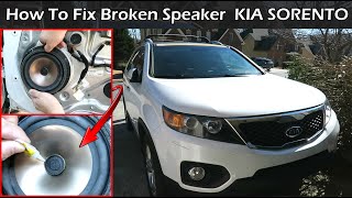 How I Fixed A Broken Speaker On This Kia Sorento 2013