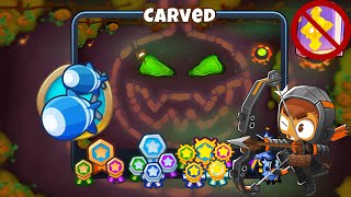 Carved [Double HP Moabs] Guide | No Monkey Knowledge | BTD 6 (2023 Updated)