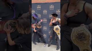 a wwe fan tries to steal rhea ripley from dirty dom #summerslam