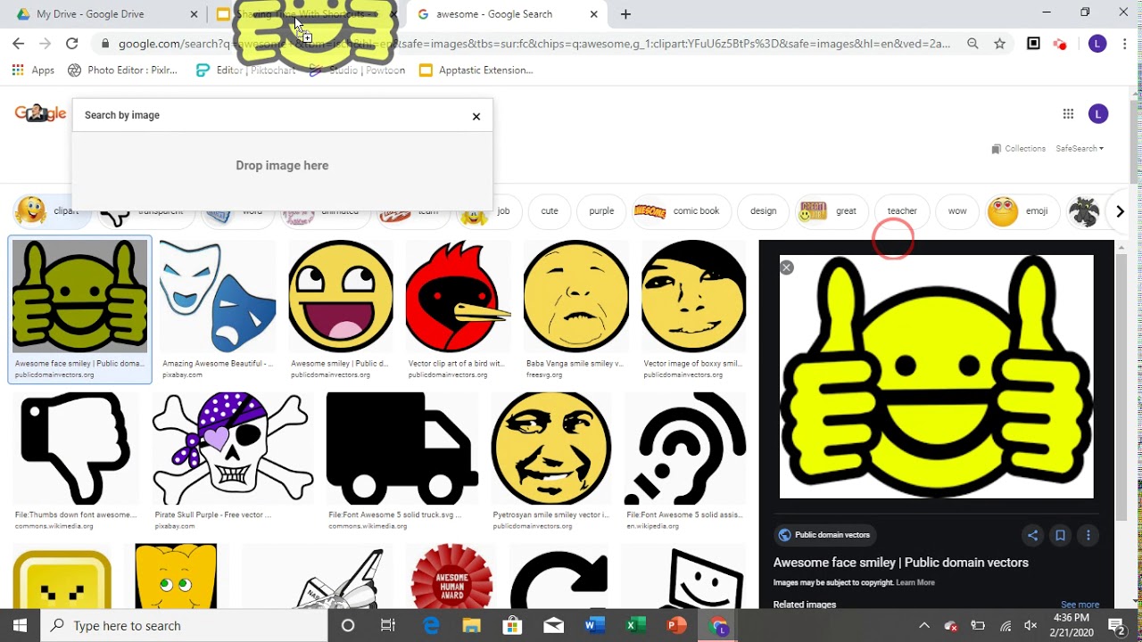 Drag and Drop images into Google Slides - YouTube