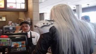 Sephiroth goes to McDonalds