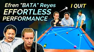 When EFREN REYES almost ended your career as a Pool player...