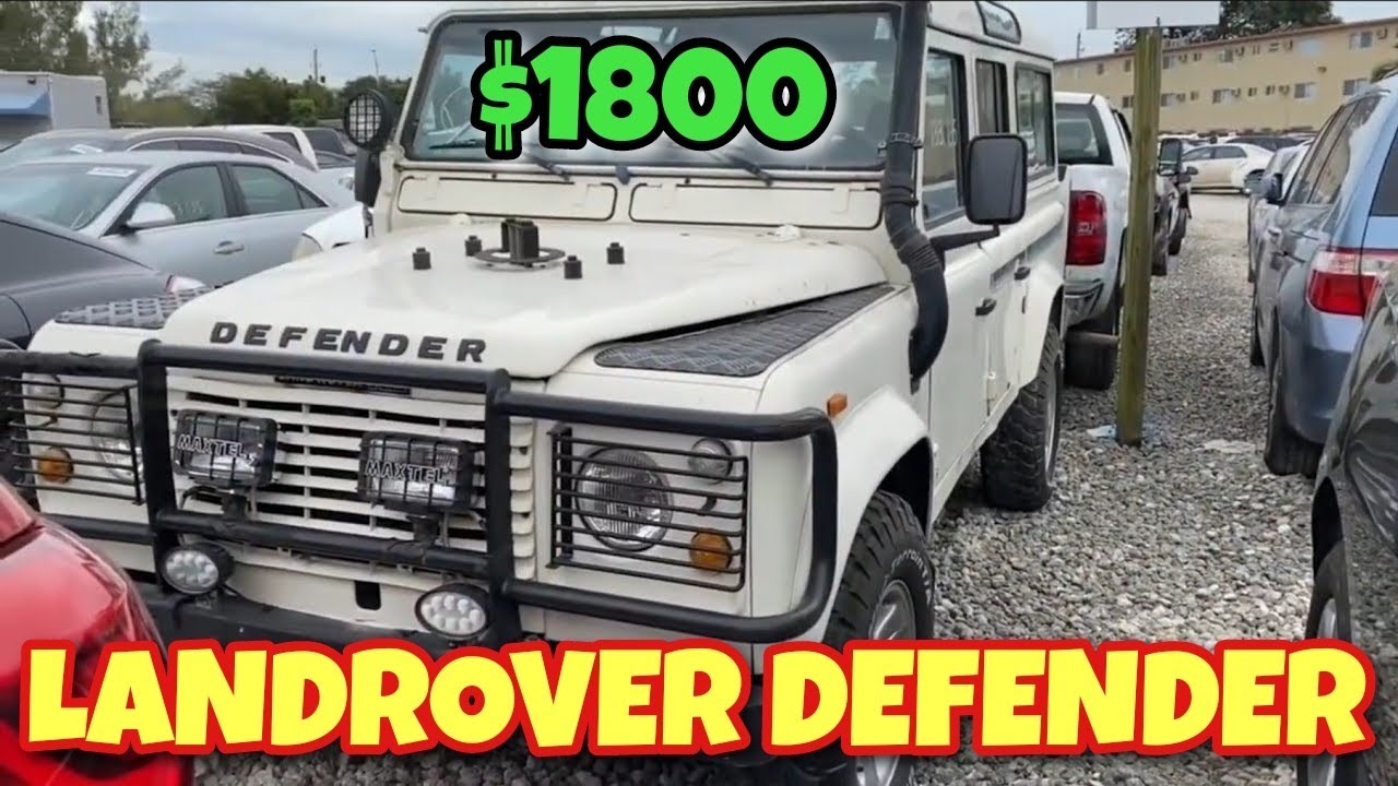 Cheap Defender Land Rover Defender Cheap At Copart - YouTube