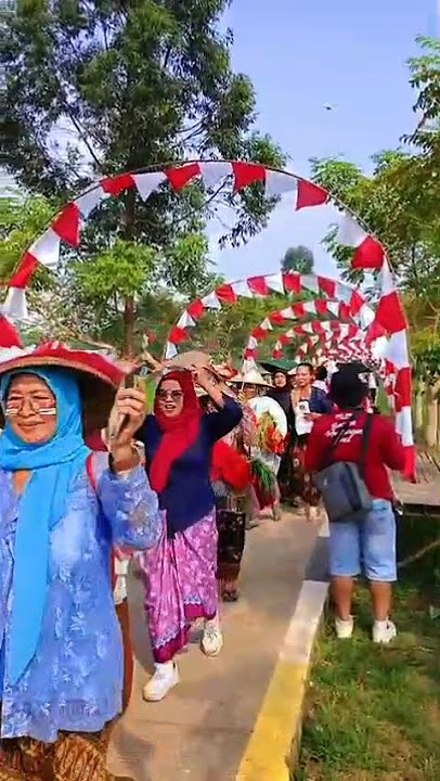 memeriahkan karnaval 17an di Ds.jengkol kec.kresek kab.tangerang #agrotanimulya #kadesjarwo