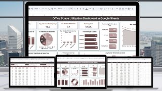 Office Space Utilization Dashboard in Google Sheets