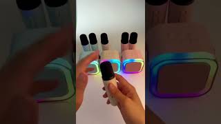 High-End KTV Bluetooth Speaker & Mic | Powerful Sound, Pro Design  #chinaproducts#mini speaket