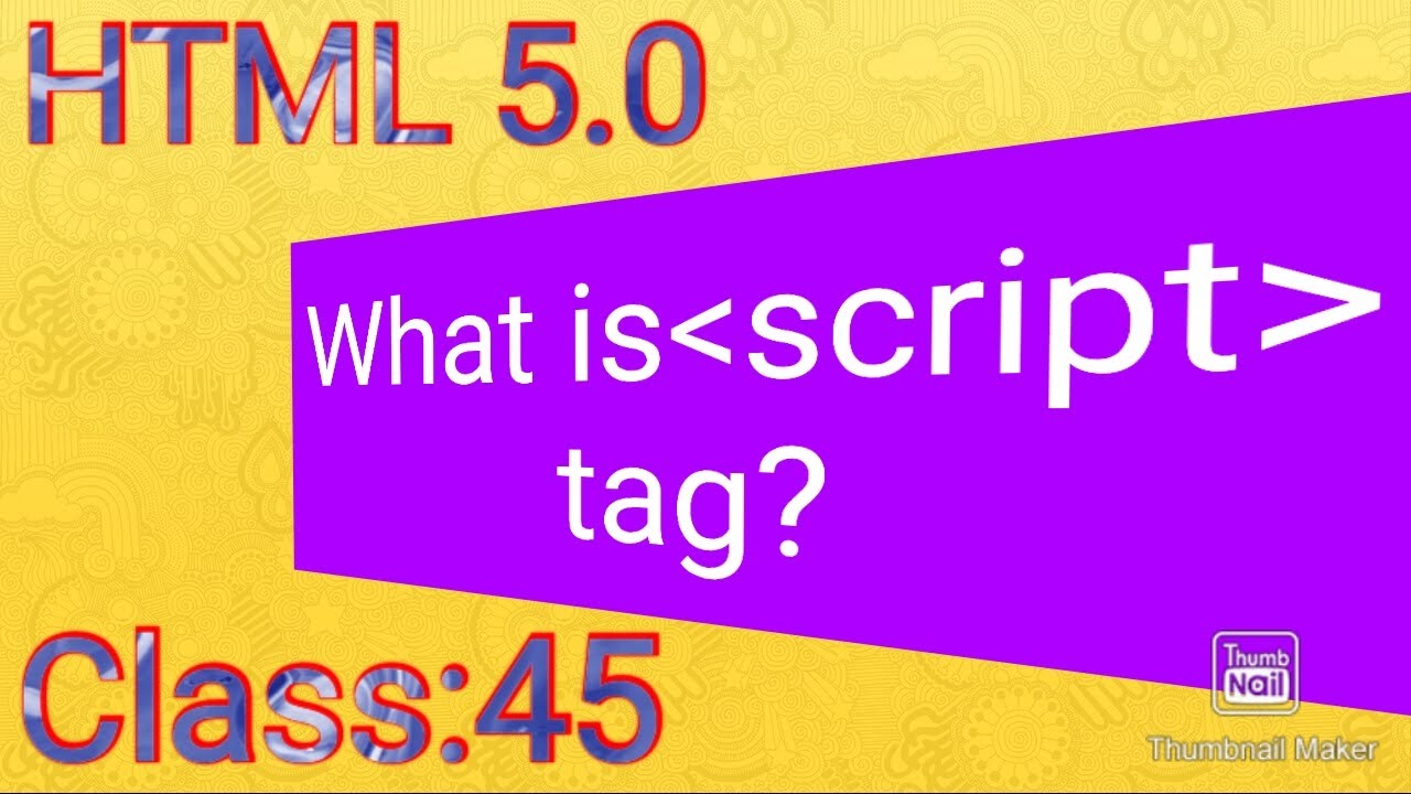 What Is Script Tag Html 5 Tag Tutorial In Urdu class 45 YouTube what-is-script-tag-html-5-tag-tutorial-in-urdu-class-45-youtube
