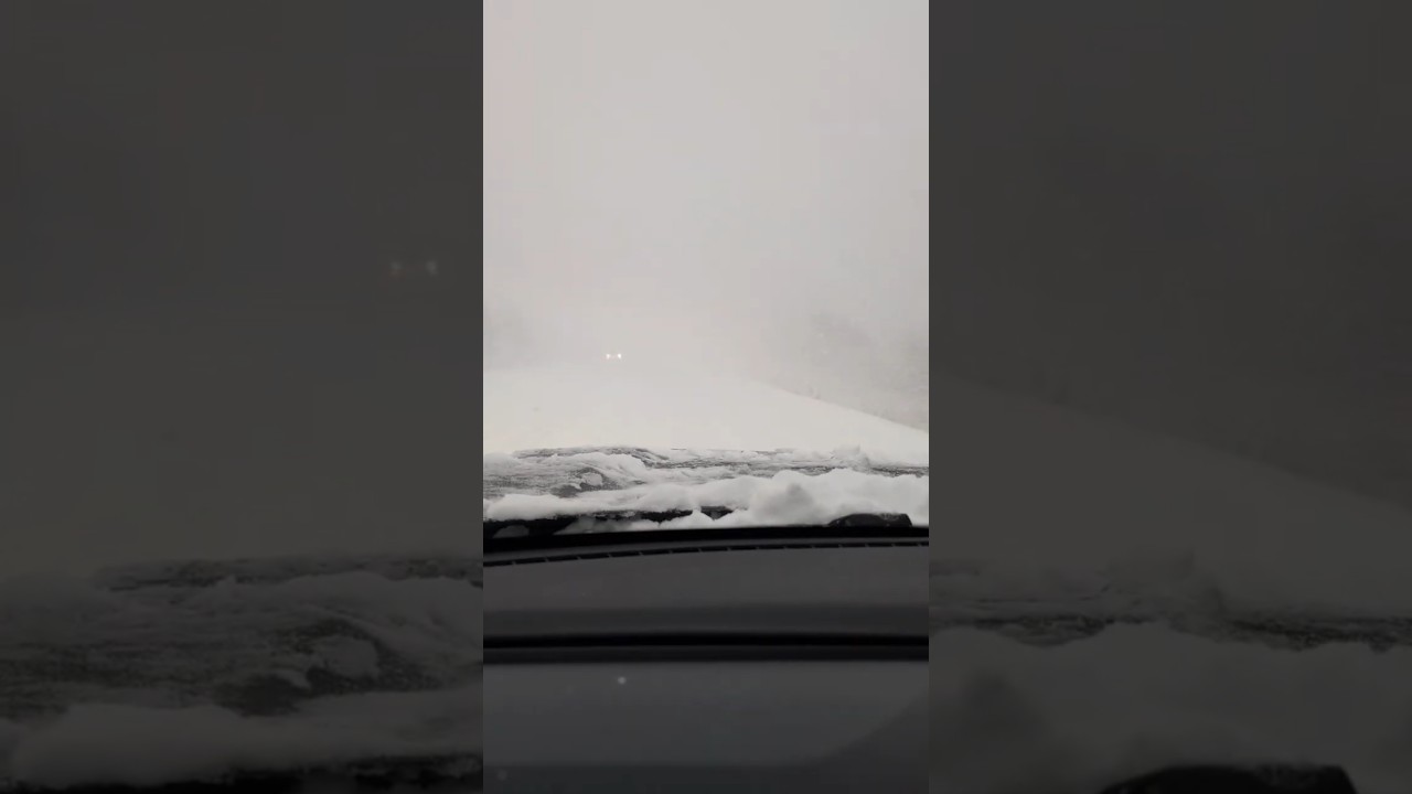 Newfoundland winter road conditions.