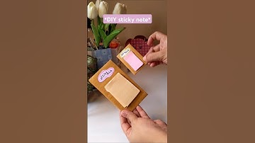DIY sticky note| sticky note without double sided tape #shorts #diy #stickynotes #aesthetic #youtube