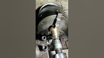 how to make a thread correction using lathe machine #shortsvideo